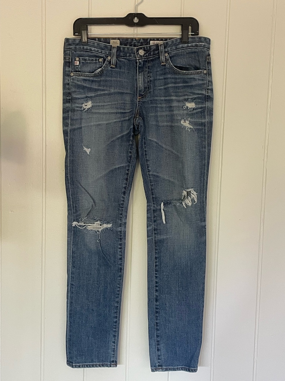 Adriano Goldschmied Distressed Women's Blue Denim Jeans